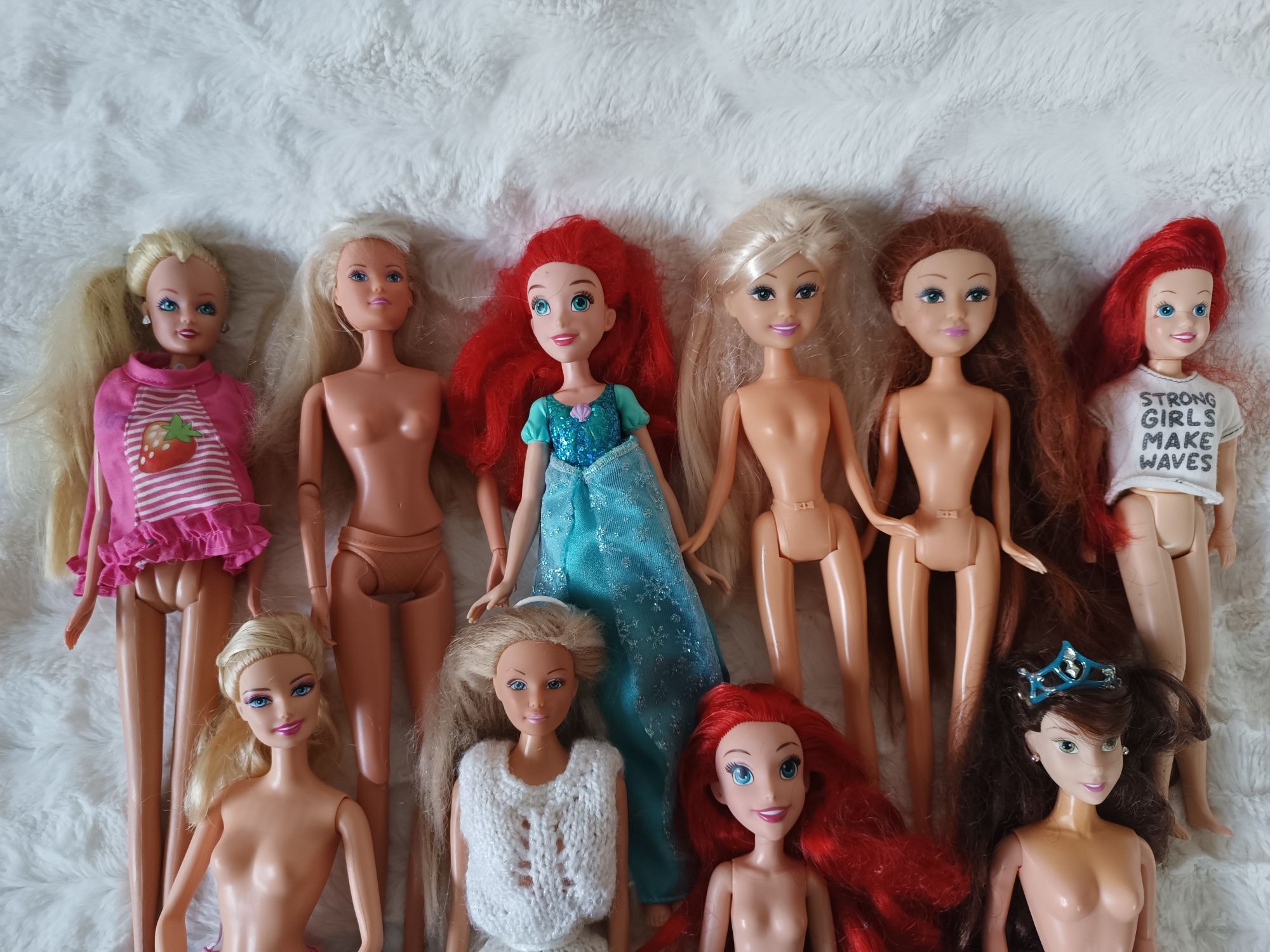 Zestaw lalek lalki Disney Hasbro Mattel Barbie Simba 10 sztuk