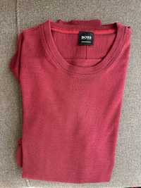 Sweter Hugo Boss Ratie_Pro bordowy L