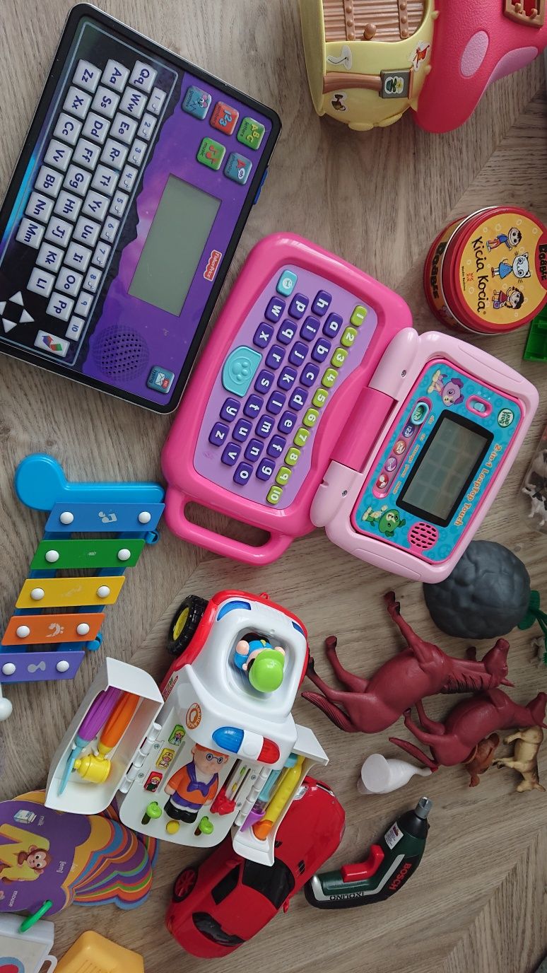 Zestaw zabawek Leap Frog, Fisher Price, Kicia kocia itp