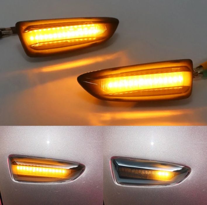 Динамічні Led повторювачі поворотників Opel Astra J K Zafira Insignia