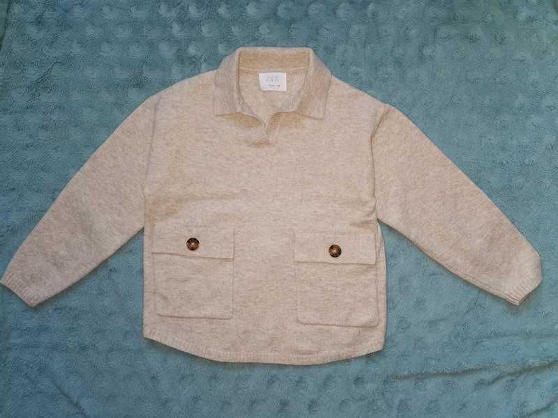 Sweter z kieszeniami ZARA