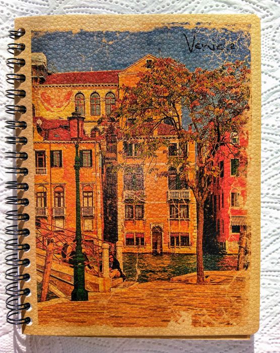 записник на спіралі 96 аркушів В6 блокнот на пружині Kraft