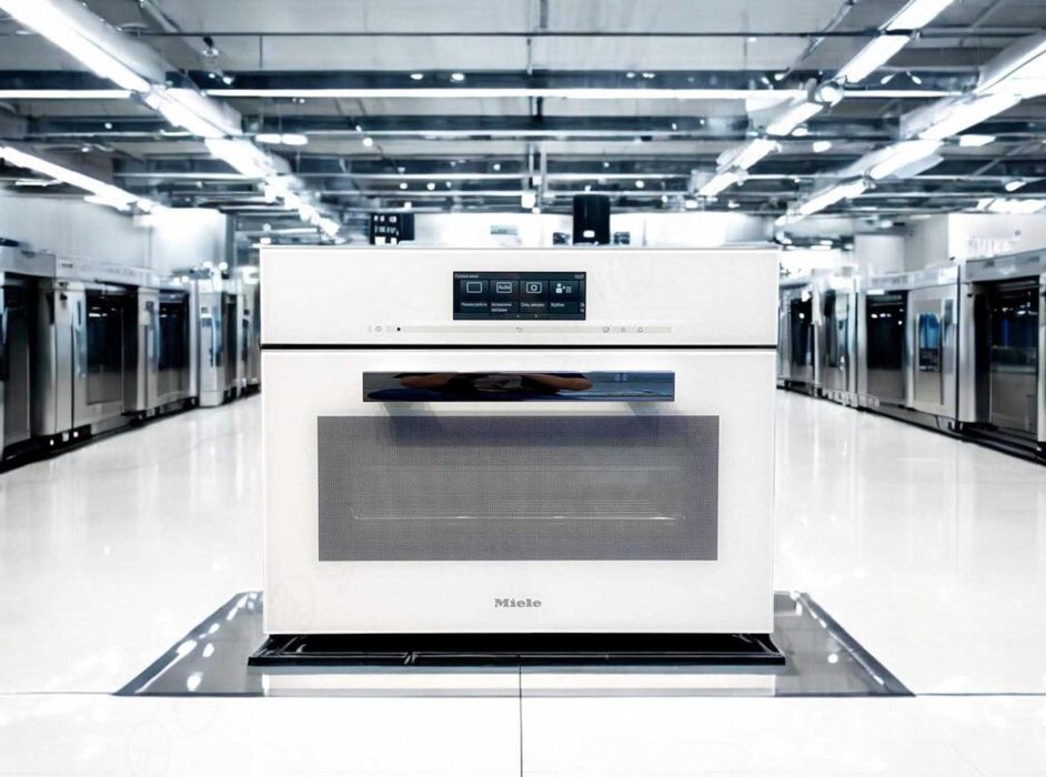 Духовка-пароварка Miele DGC 6800 Diamond White, що вбудовується.