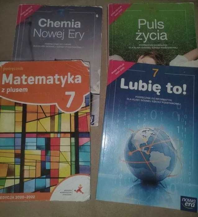 Podręczniki widocznie używane! Poziom 7, zestaw 8+2 czyste ćwiczenia