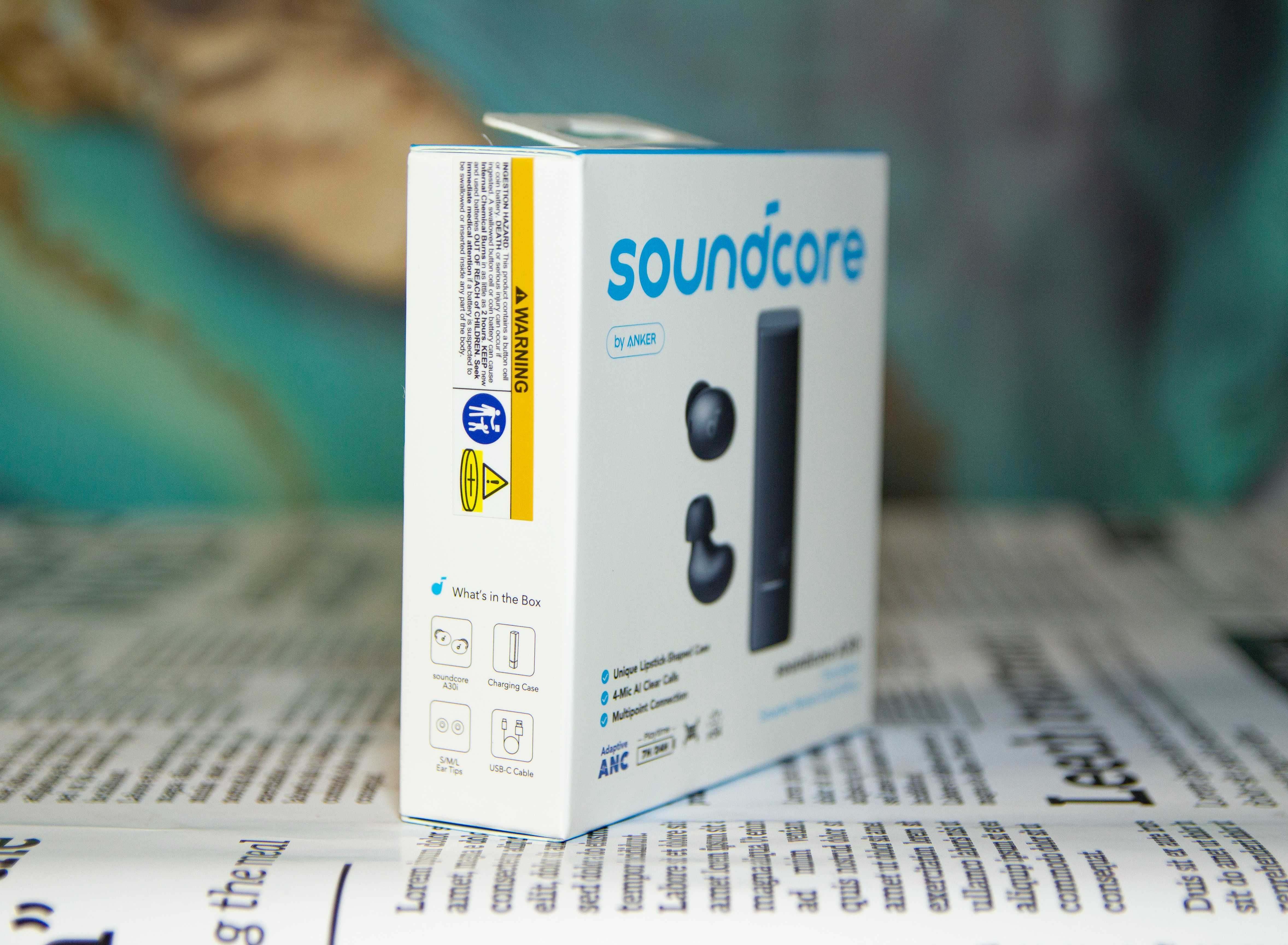 + ЧОХОЛ! Anker Soundcore A30i|BT 5.4|Беcпроводные блютуз наушники