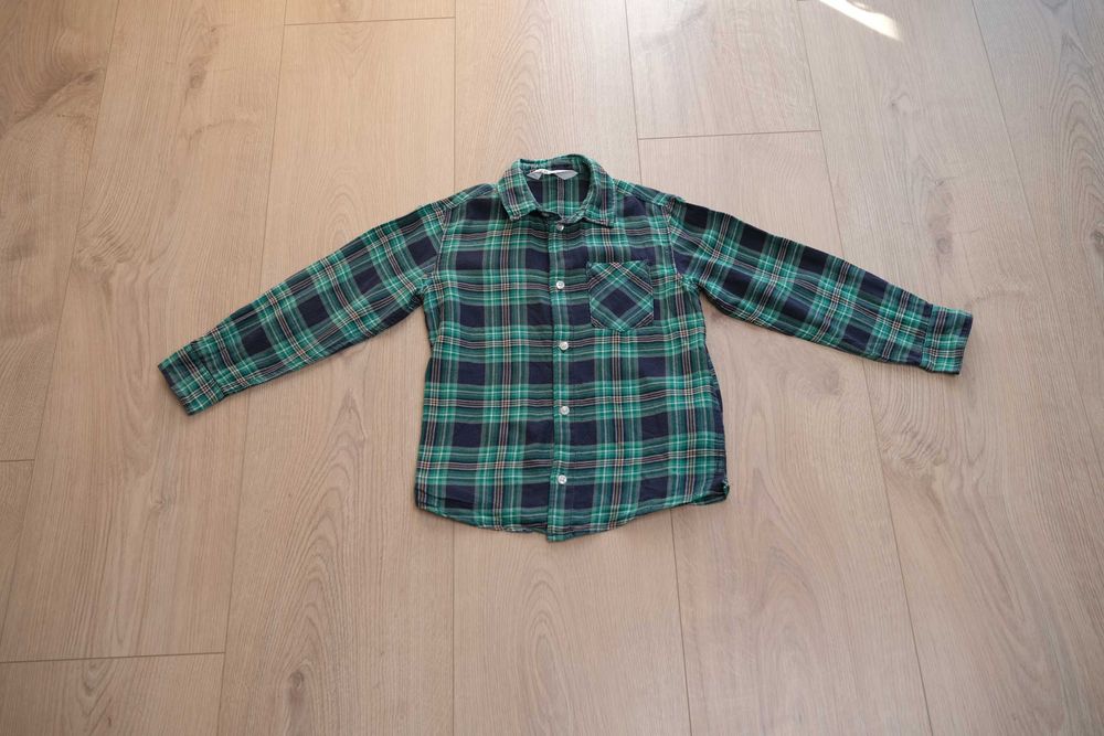 Zielona koszula dla chłopca (H&M, 116 cm)