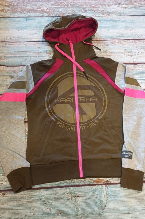 Bluza dresowa rozpinana z kapturem damska Kari Traa S