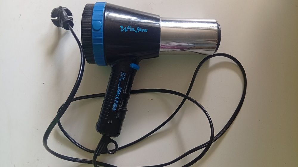 Фен в рабочем состоянии.