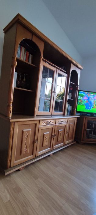 Zestaw mebli dębowych super stan