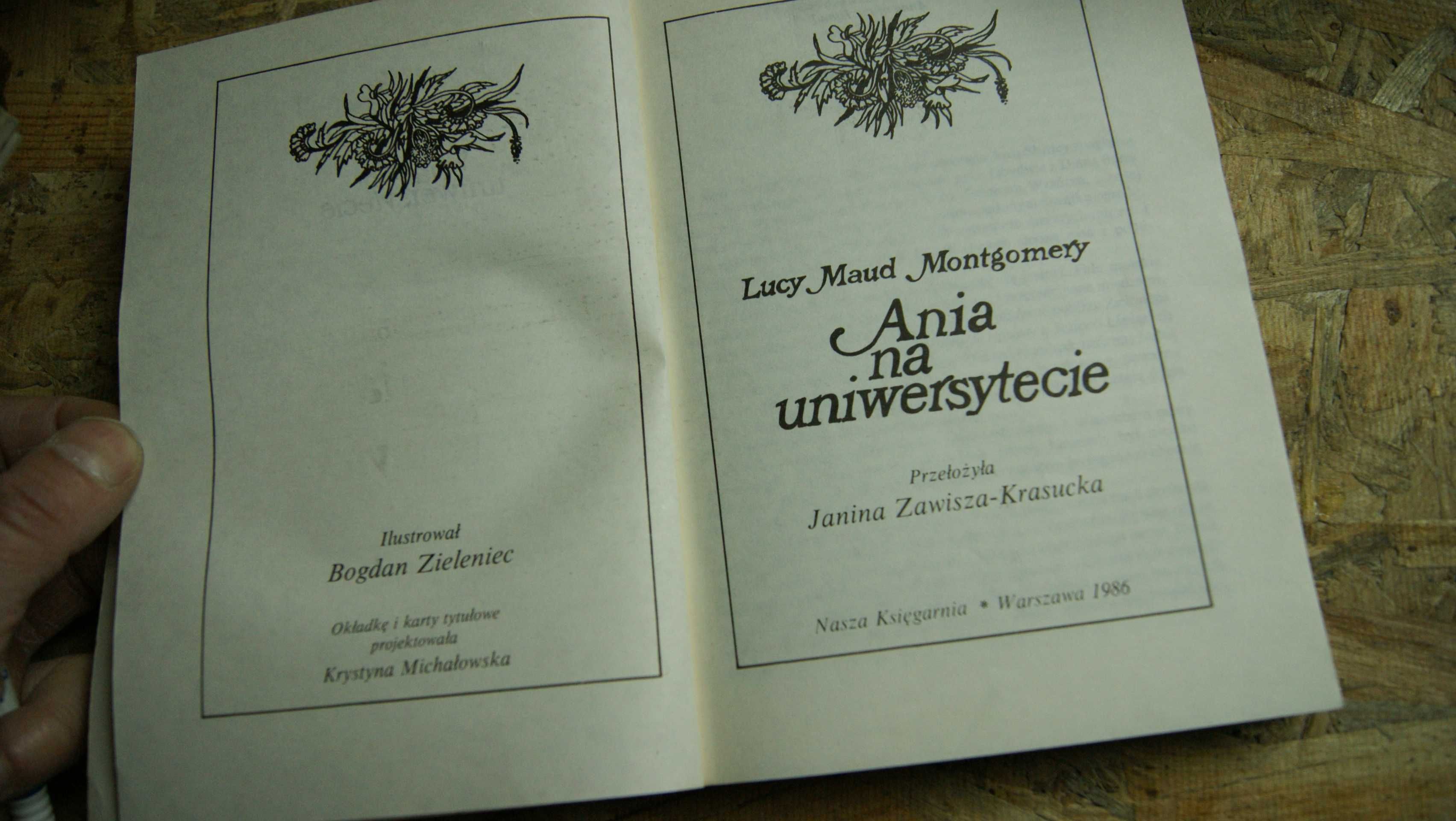 Lucy Maud Montgomery "Wymarzony dom Ani" + "Ania na uniwersytecie'