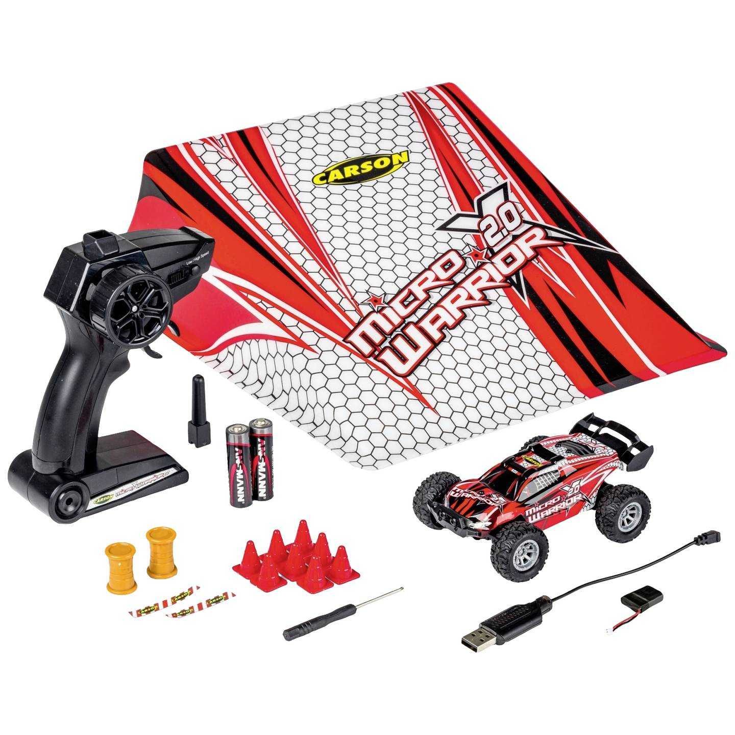 Samochód RC  Carson RC Sport Micro X-Warrior 2.0, 1:32