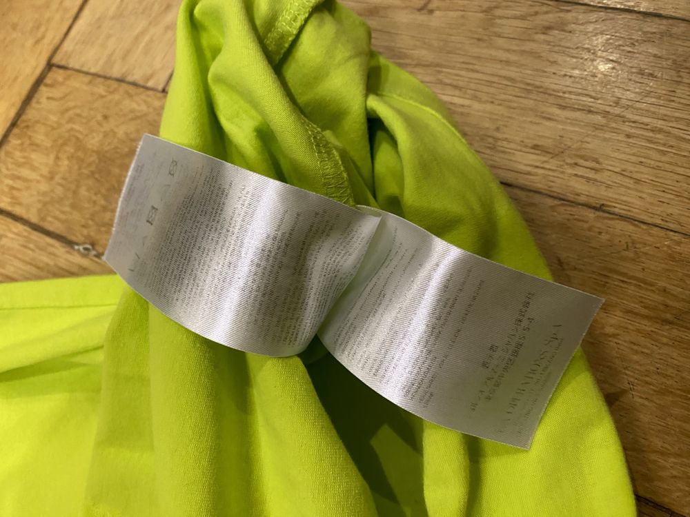 Чоловіча футболка Armani Exchange, салатова, нова, M-L, оригінал