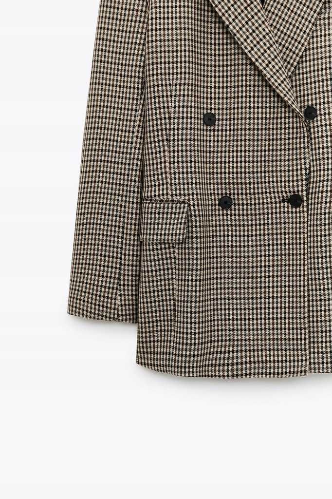 ZARA Luksusowa MARYNARKA w kratę S BLOG
