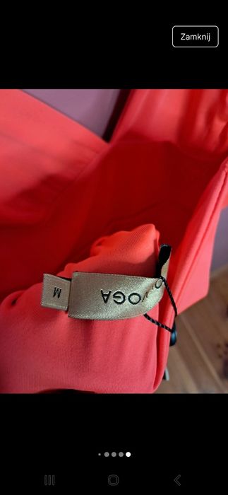 Malinowa modna sukienka 38