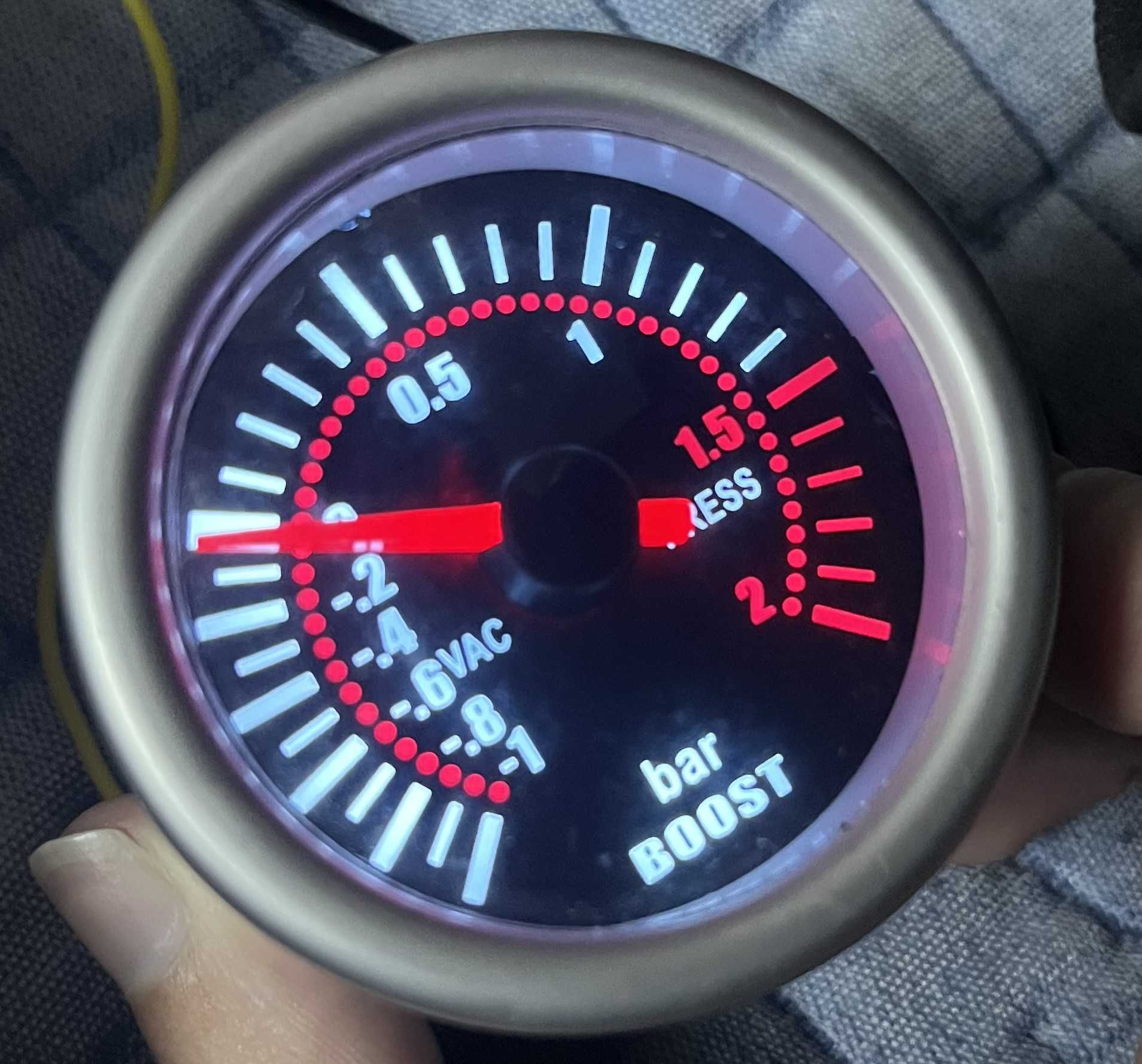 Manómetro pressão de turbo com suporte