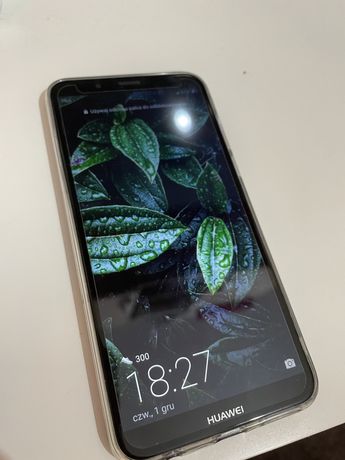 Huawei Y7 Prime 2018 czarny mat + etui