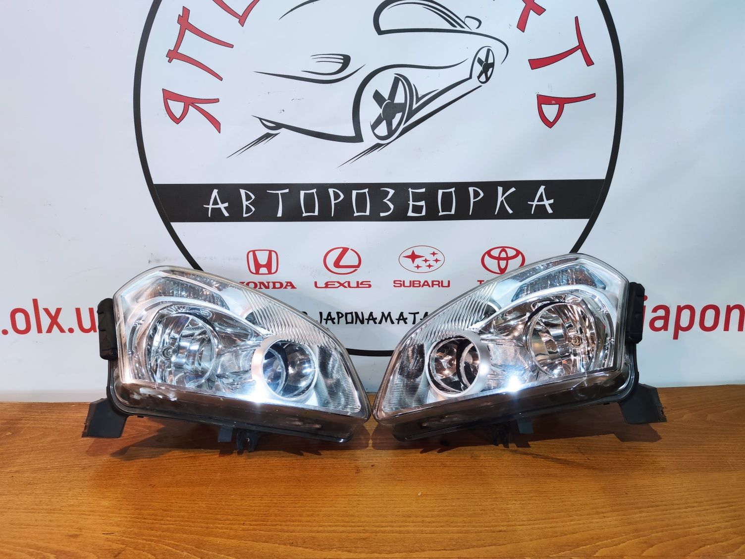 Галогенні фари NISSAN QASHQAI J10 в ідельному стані