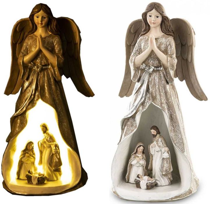 Szopka Bożonarodzeniowa Figurka anioł 24,5 cm