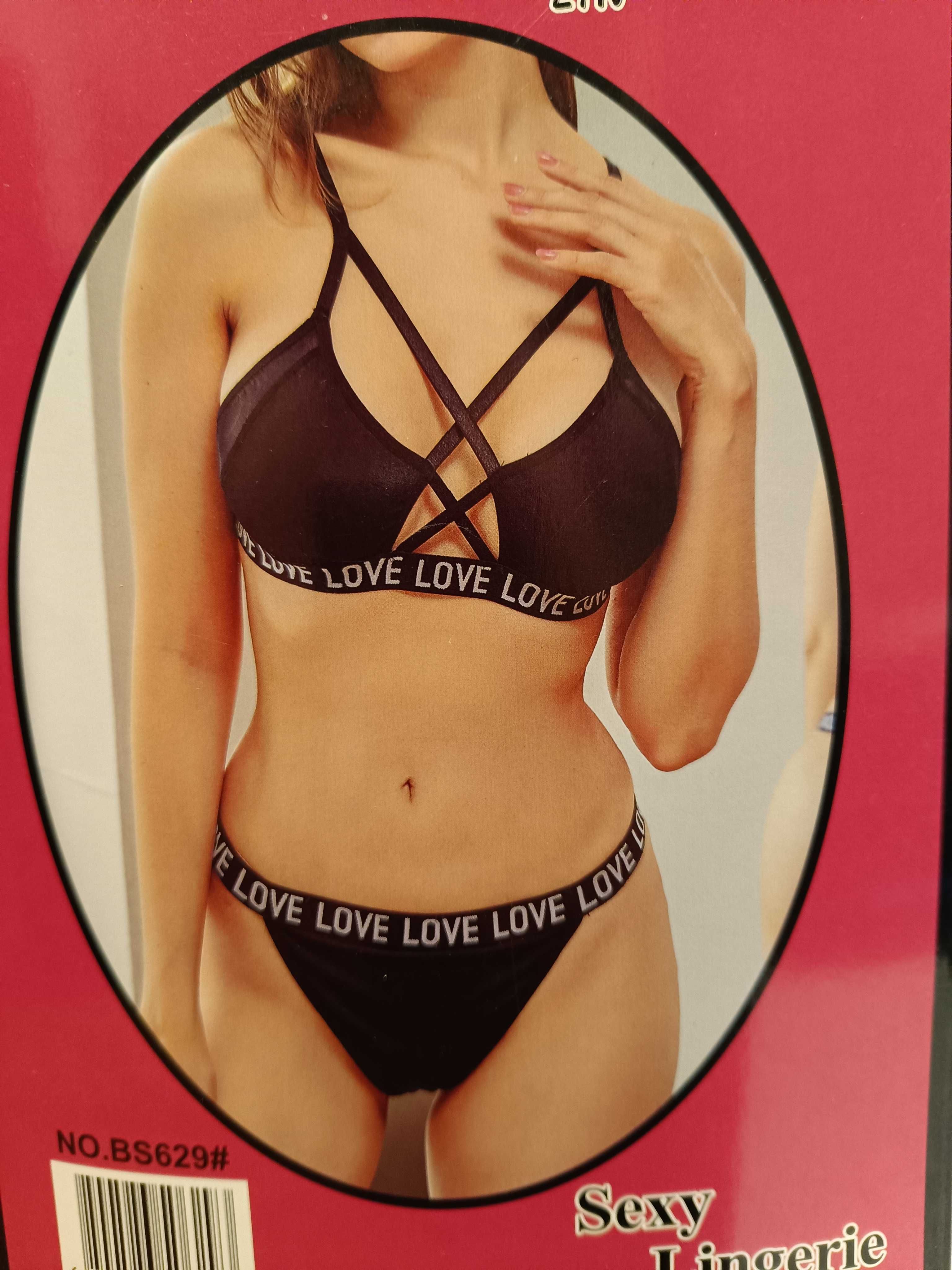 Zmysłowe Bodystocking bielizna erotyczna Karolina Lin roz. uni. czarny