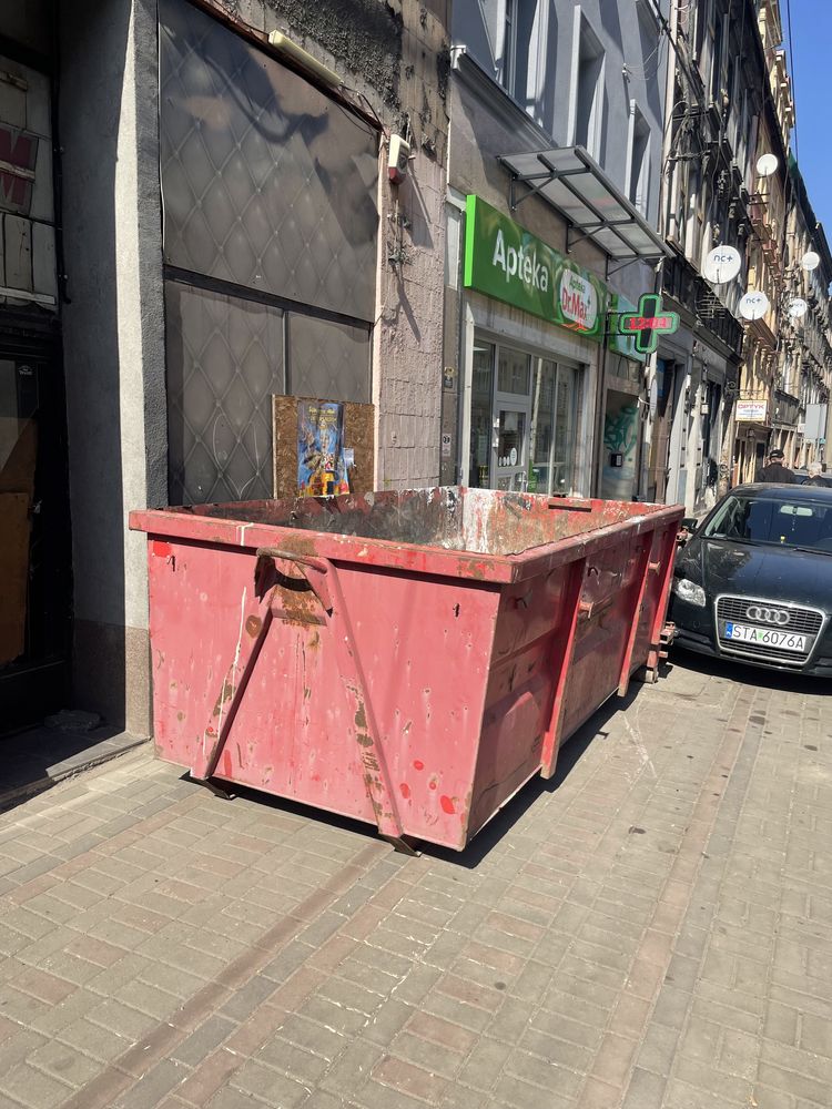 Kontener na gruz odpady śmieci wywóz gruzu Jastrzebie Żory Rybnik