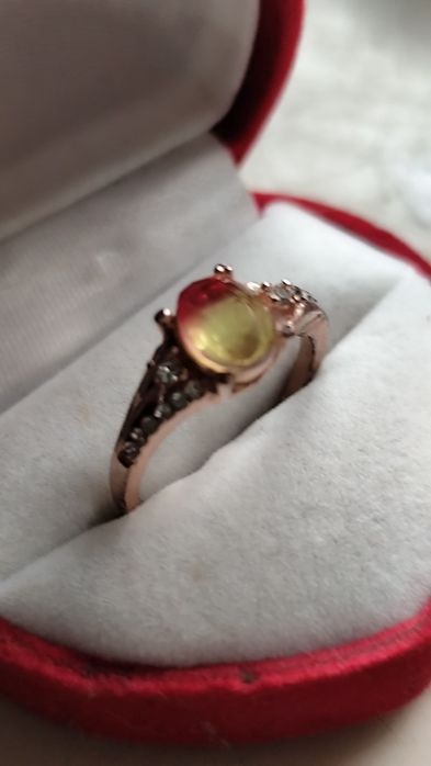 Pozłacany pierścionek