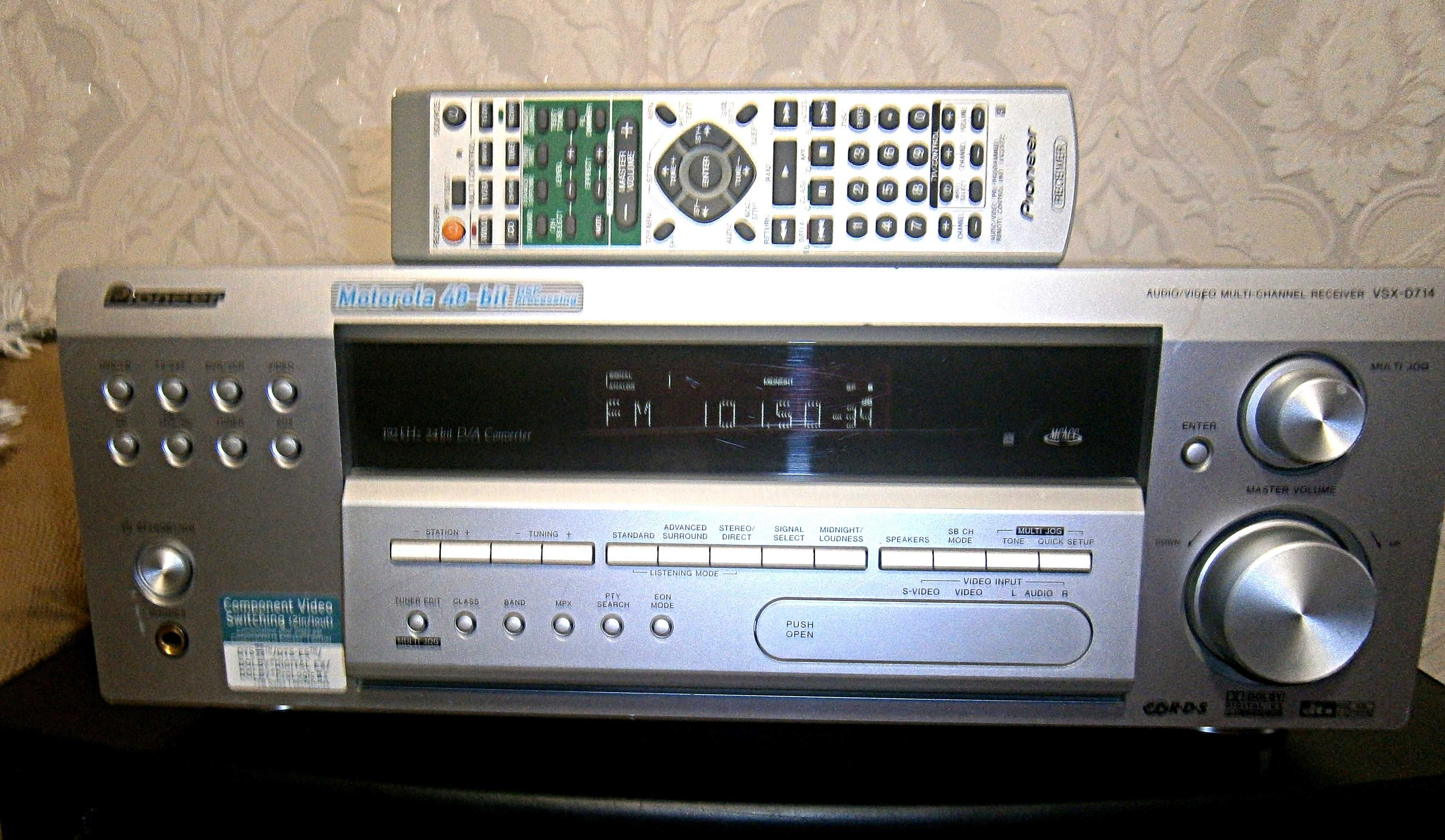 Усилитель - ресивер PIONEER VSX - D714 - S  7.1 x 100 W   INDONESIA