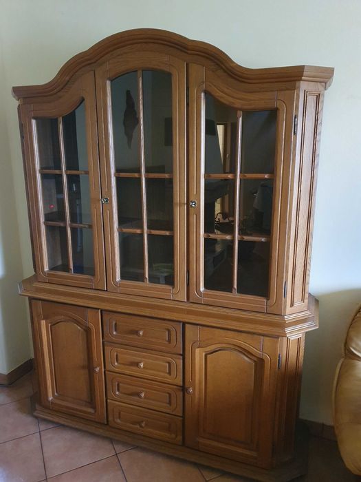 Witryna dębowa-rustykalna