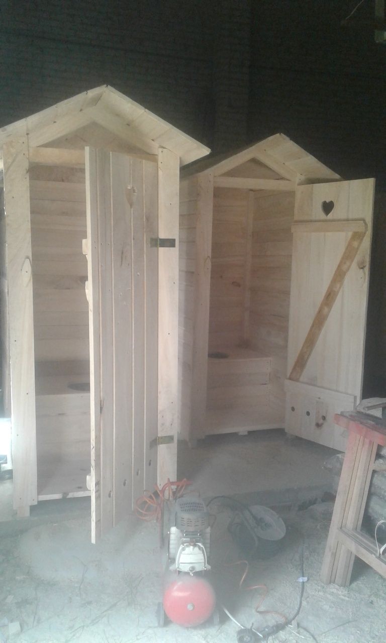 Wc drewniane kibelek