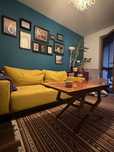 sofa rozkładana w stylu scandi