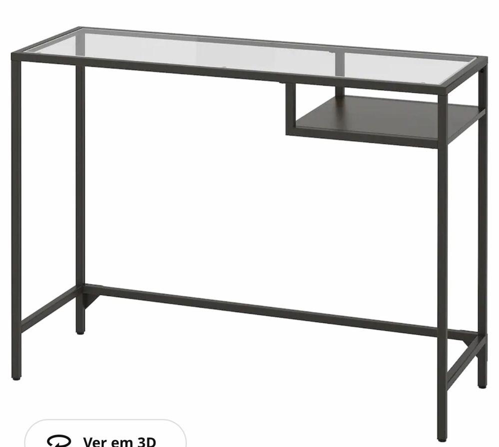 Mesa com tampo de vidro ikea