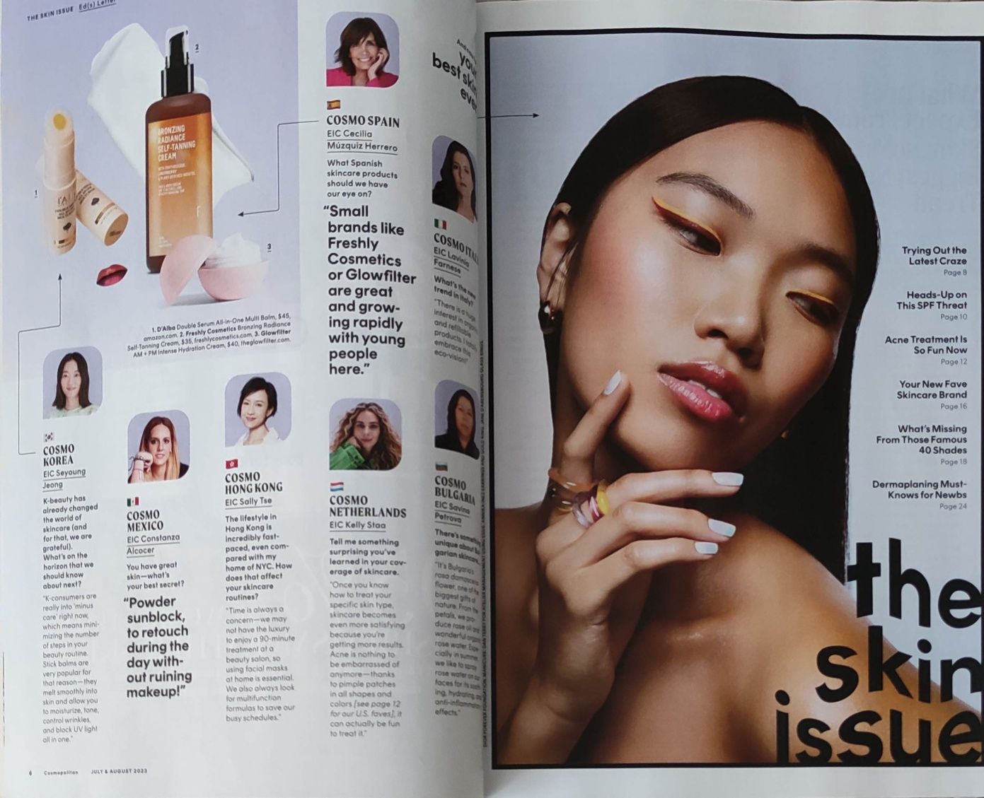 Magazyn Cosmopolitan US 07/08/23 LATTO raperka porady, uroda, pielęgna