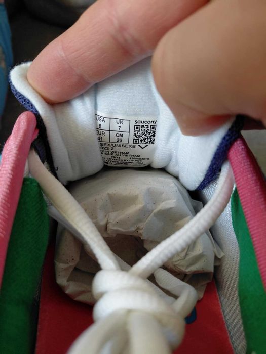Saucony Matrix Jae Tips No Shoes In The House Blue Pink