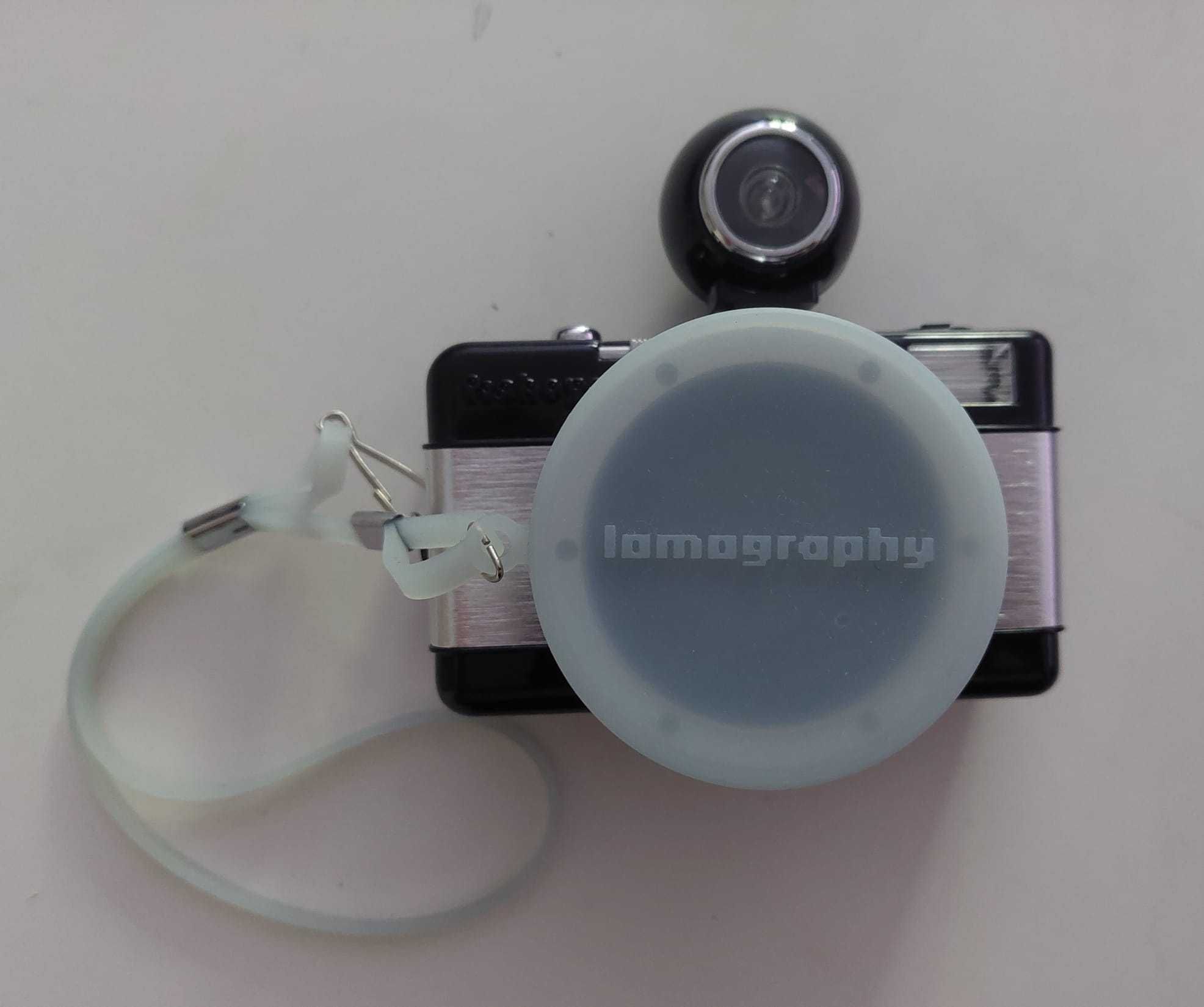 Máquina Fotográfica Analógica Lomo Fisheye 2 (Preto Prata)