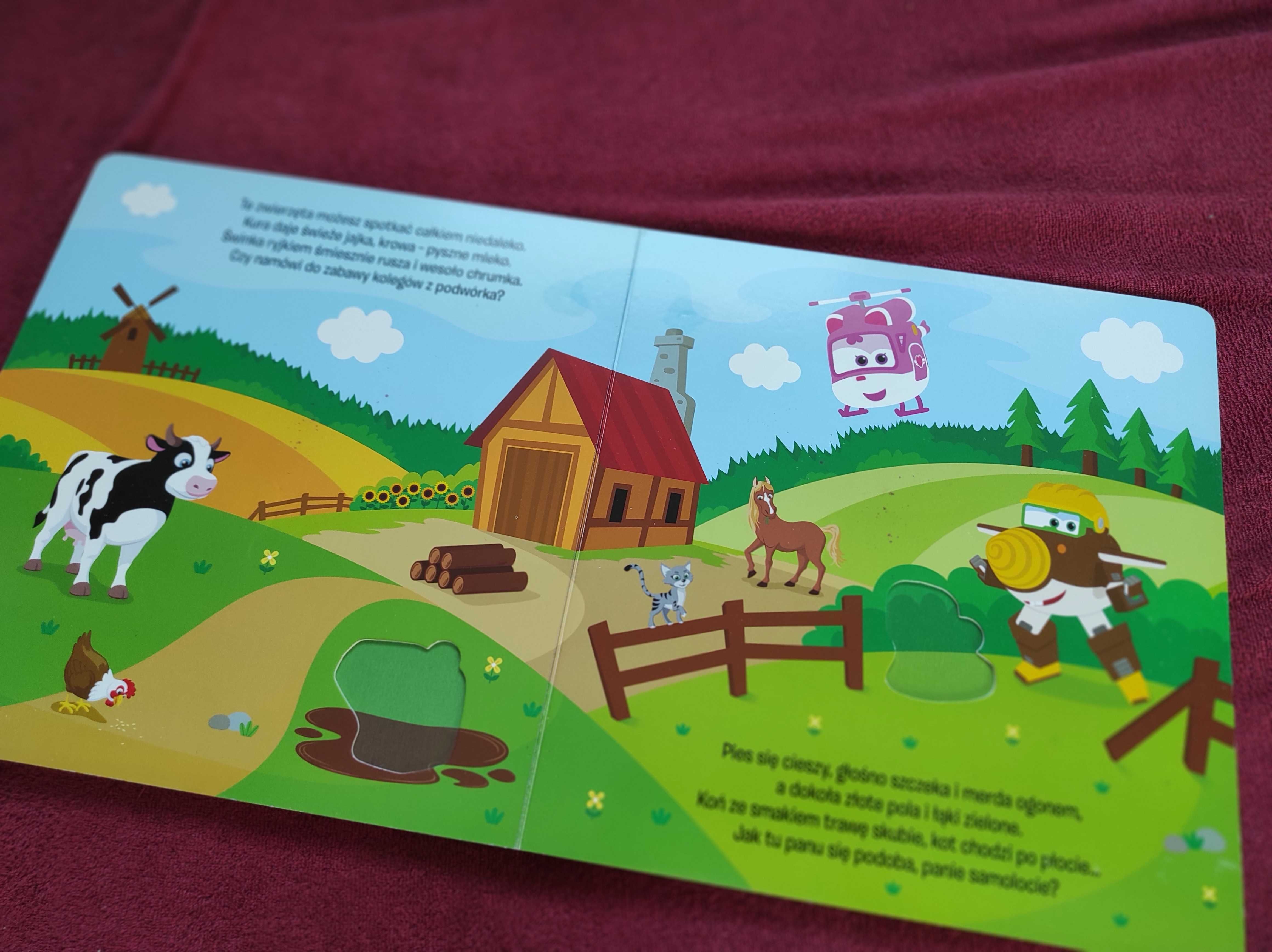 Super Wings Zwierzęta książka z puzzlami