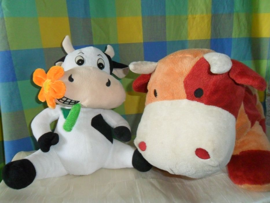 Игрушка мягкая Корова Бык новые