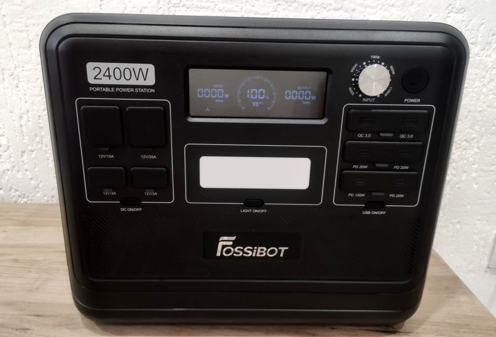 Зарядна станція Fossibot F2400 Black/ 2400 Вт