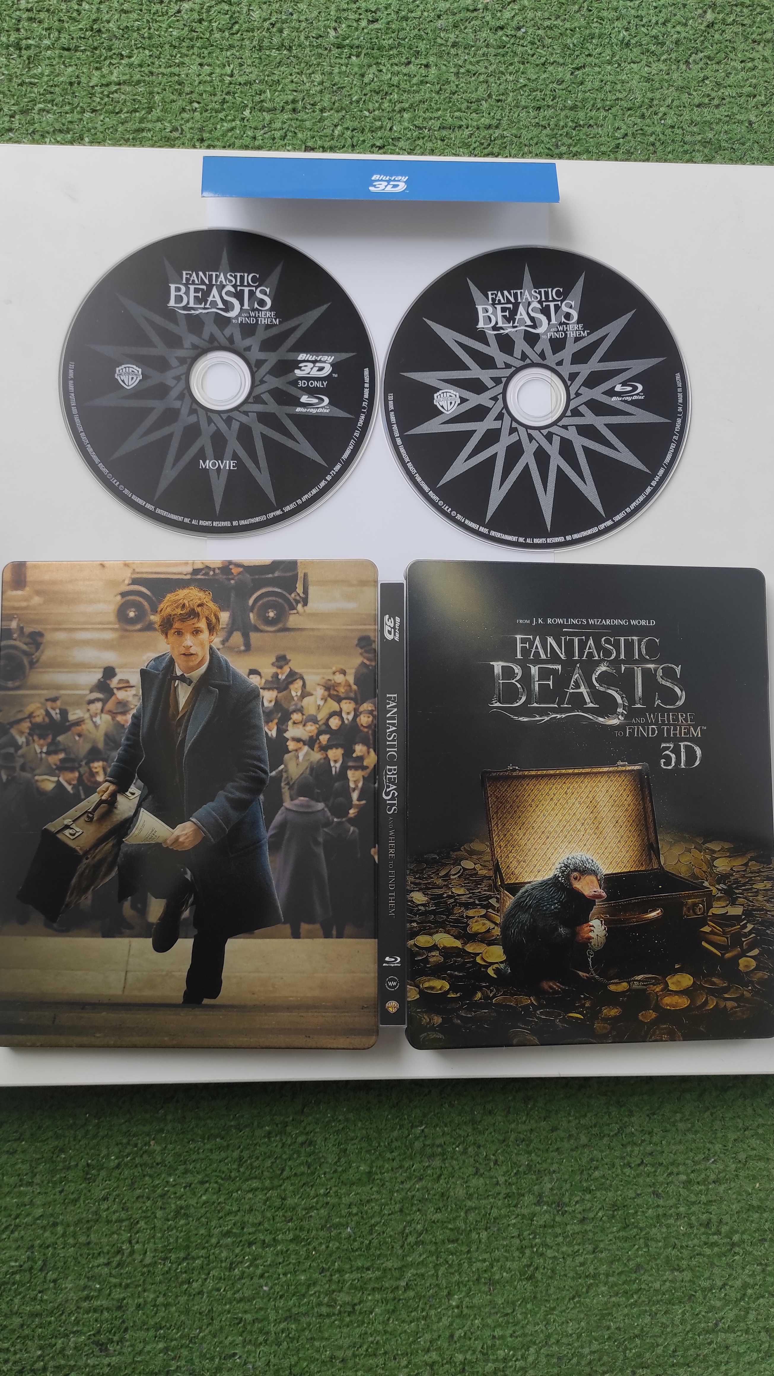 Steelbook 3D Fantastic Beasts where find them