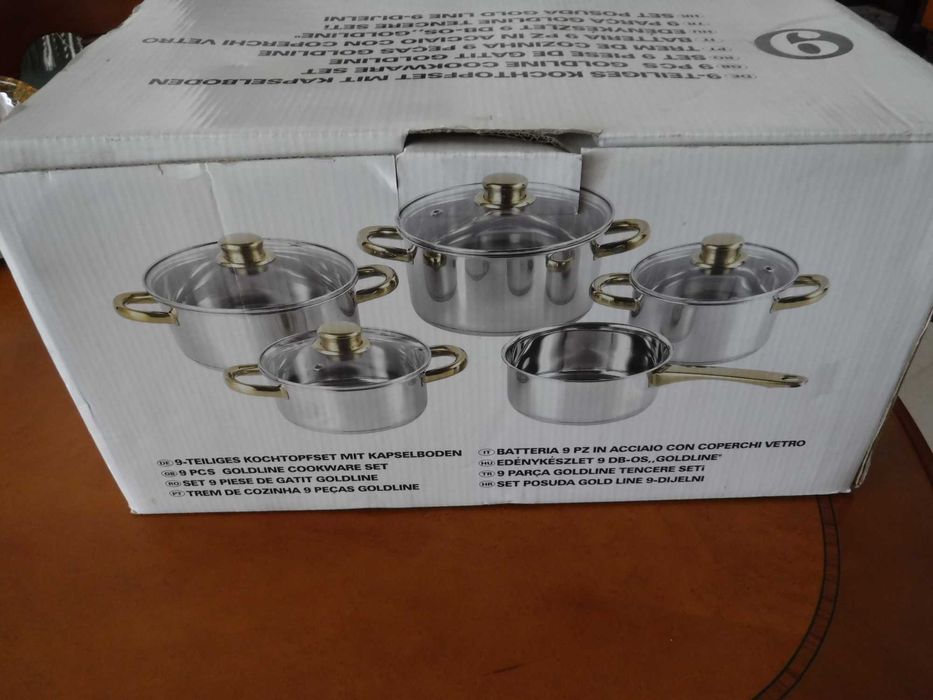 Tachos para Indução Goldline, Novos, dentro da caixa -conjunto 4 peças