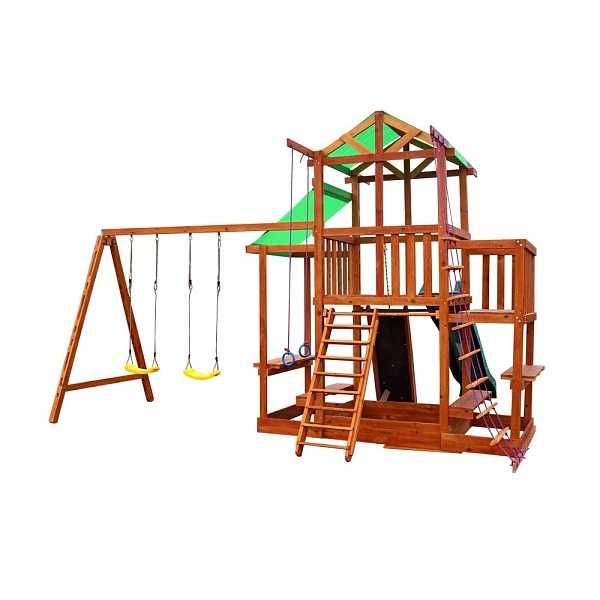 Детский игровой комплекс для дачи Babyland-9 Длинна 7 метров