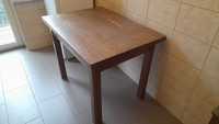 stół drewniany, klasyczny, rozkładany, używany