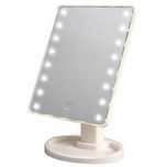 Настольное зеркало WH-085 с подсветкой 16 LED MIRROR 21.5x17 см