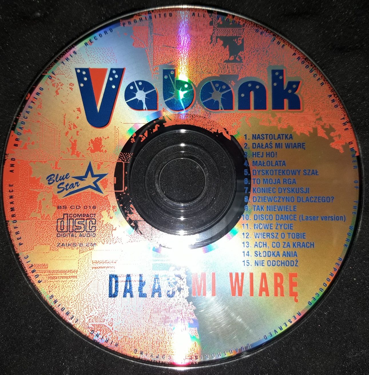 Vabank – Dałaś Mi Wiarę (CD, 1995)