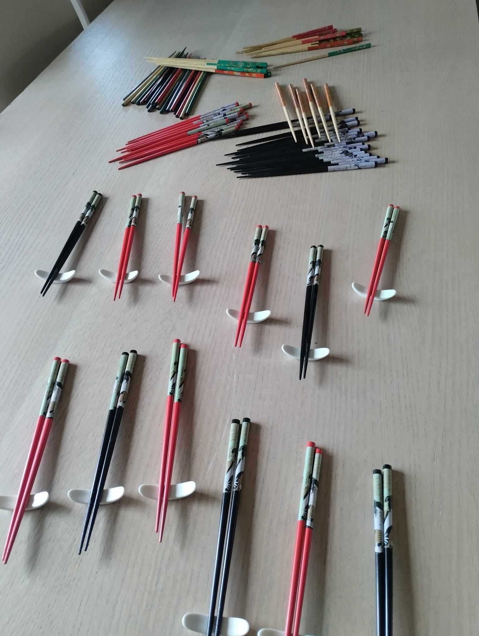 Conjunto de 53 pares de pauzinhos Japonesa.