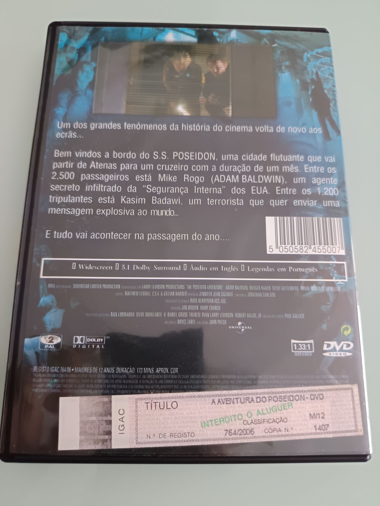DVD a aventura do Poseidon