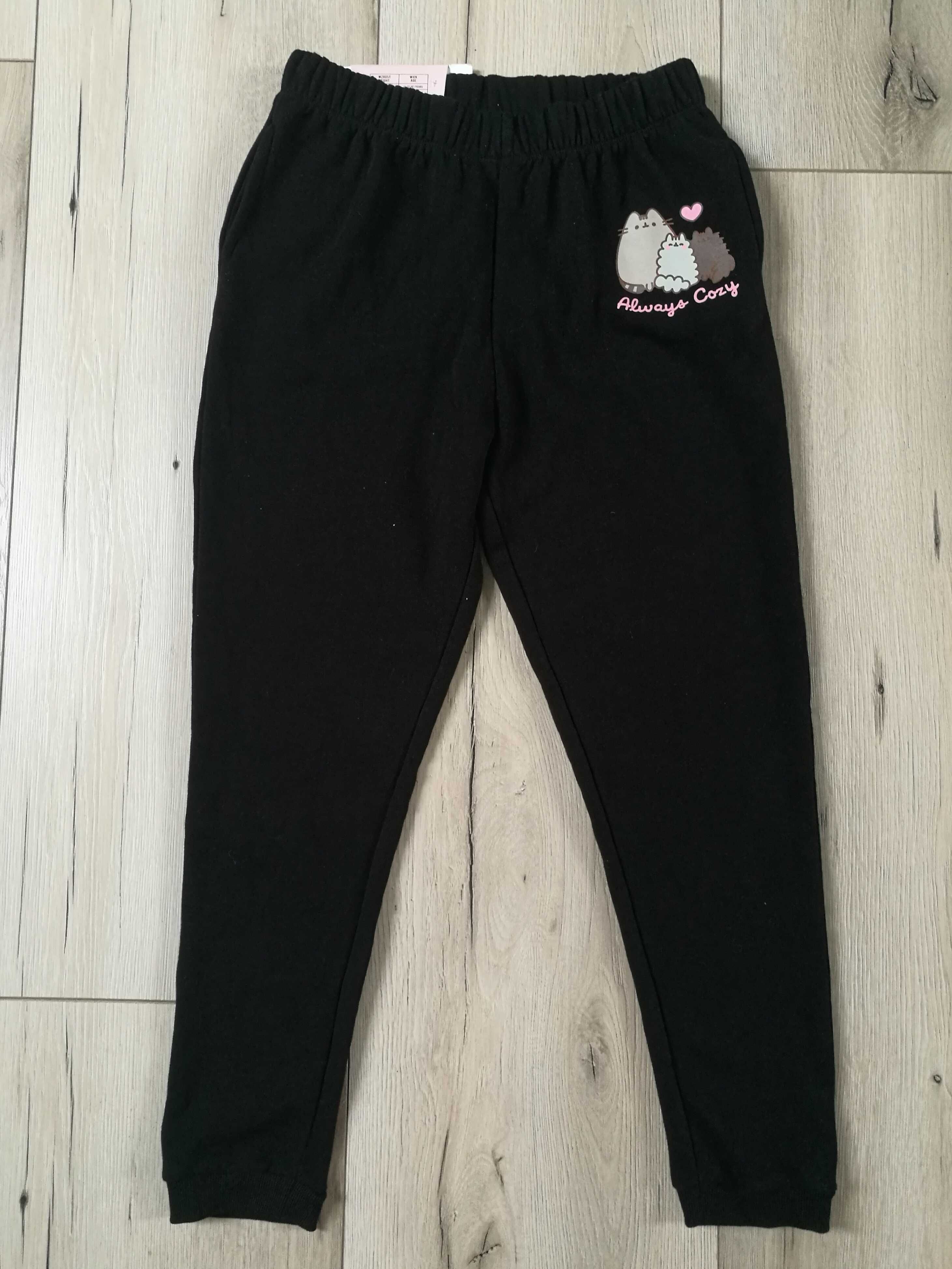 Nowe spodnie dresowe jogger PUSHEEN dziewczynka 158/164