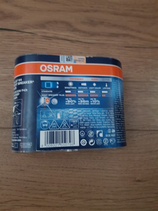 Żarówki Osram samochodowe nowe H4