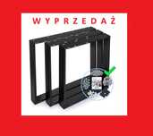 WYPRZEDAŻ!2x STABILNE metalowe Nogi do stołu loft, 60, 70, 80 x 72 cm