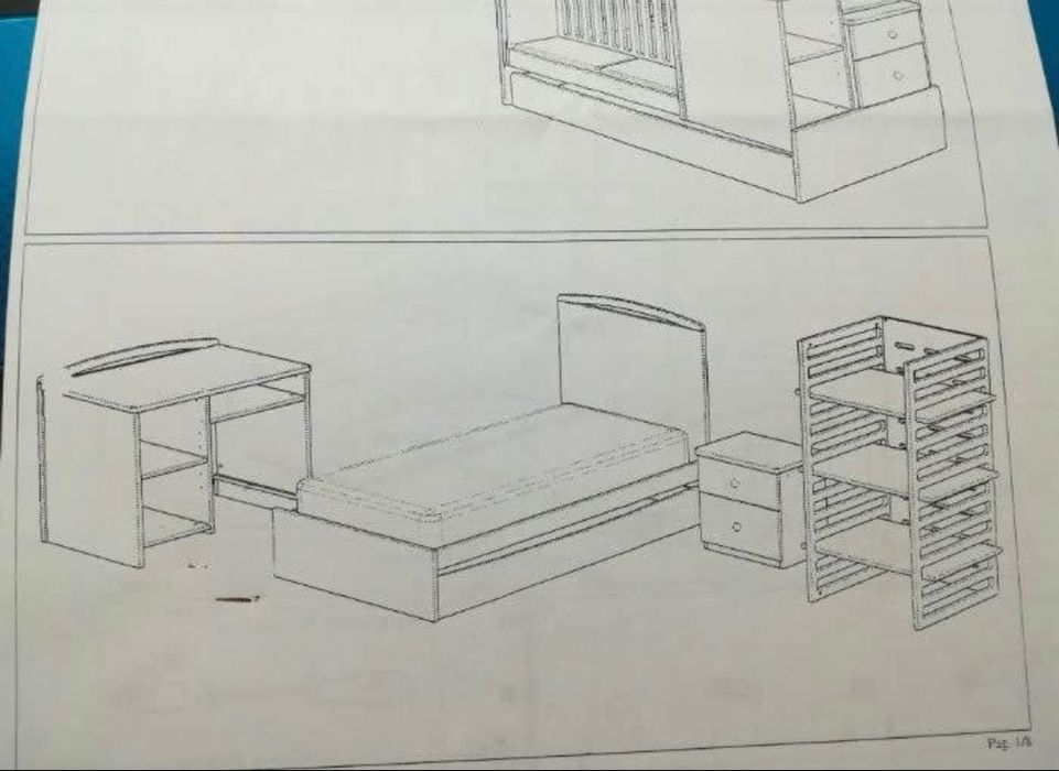 Berço que cresce com a criança – transforma-se em cama e móveis