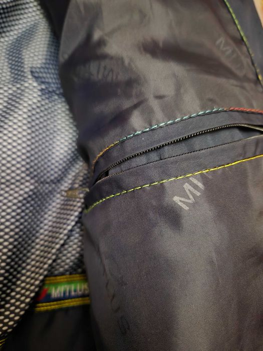 Чоловіча утеплена куртка MITLUS, темно-синя, розмір 48