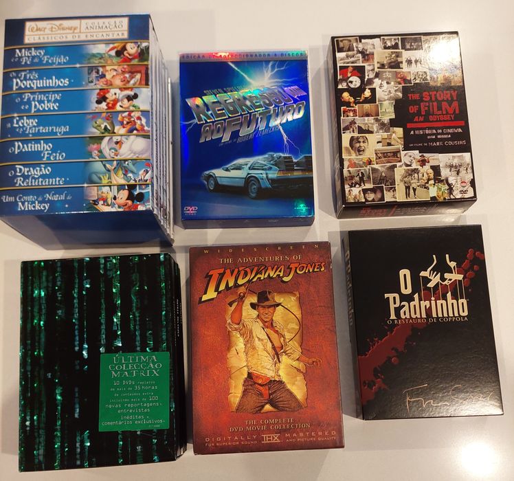 Vendo coleções DVDs originais
